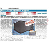 DELUXE LUMBAR SUPPORT IN BLACK LEATHERETTE